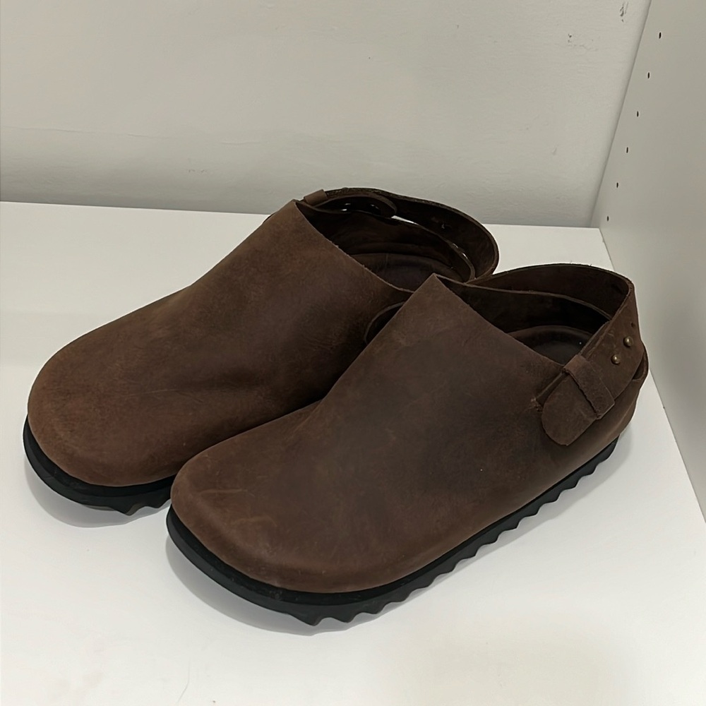 Lauren Manoogian Raw Stud Mule Clog 38